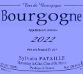 ブルゴーニュ・ルージュ 2022ドメーヌ・シルヴァン・パタイユ
